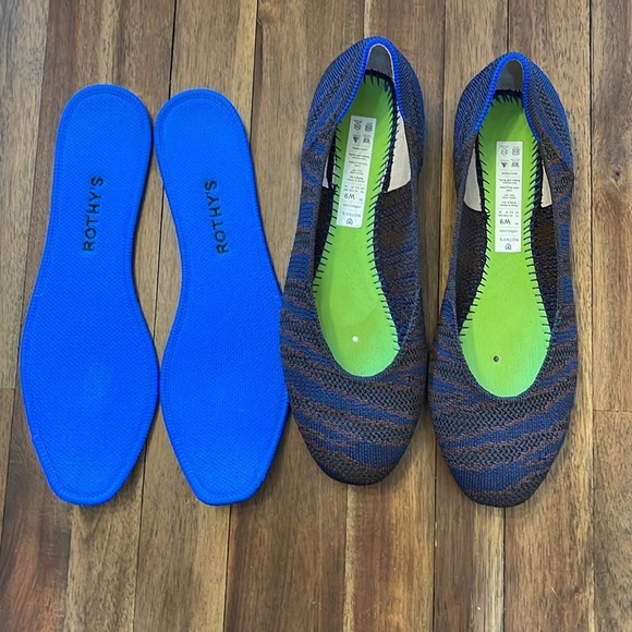 Rothy’s sapphire zebra flats - Picture 7 of 11